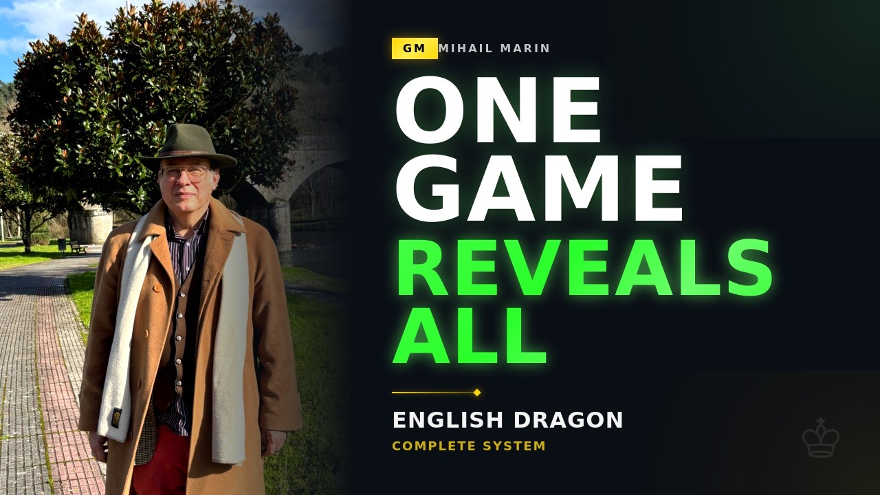 English Opening Reversed Dragon - GM Mihail Marin | One Game Reveals All