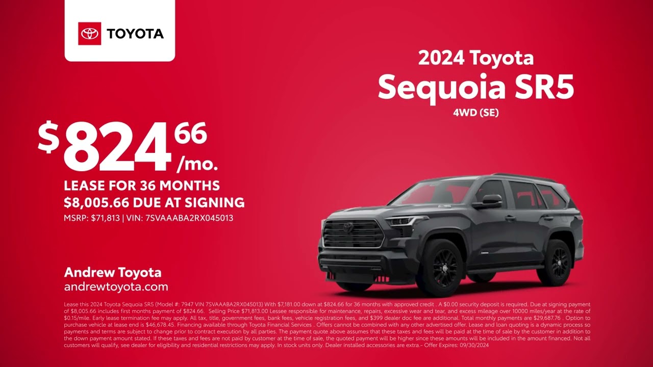 Toyota Sequoia 09/07/2024 4284652