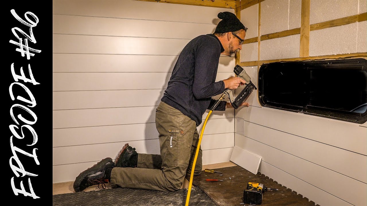 Interior Construction has FINALLY BEGUN // How to Build a DIY Camper Trailer