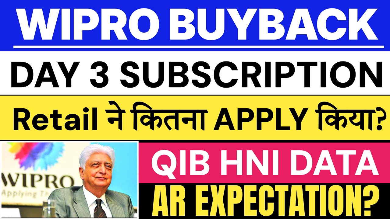 WIPRO BUYBACK 🔥| WIPRO BUYBACK SUBSCRIPTION | HOW TO APPLY IN WIPRO BUYBACK | WIPRO SHARE NEWS 💥