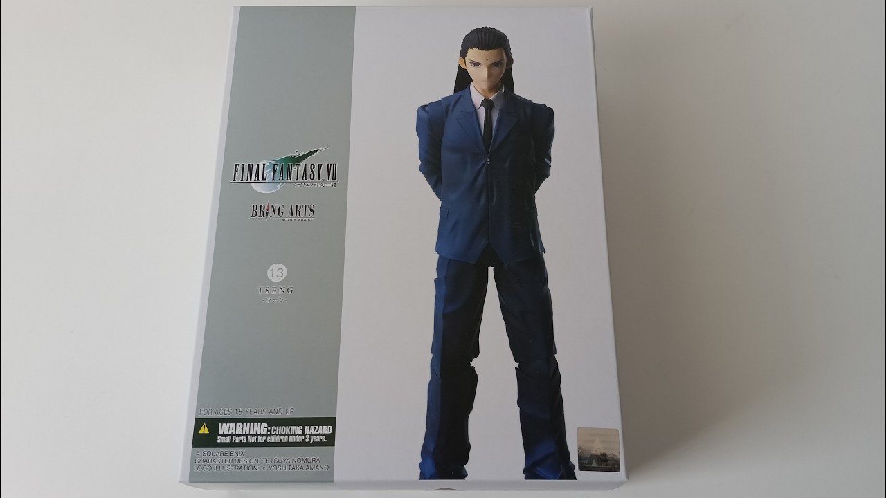 Square Enix Bring Arts Final Fantasy VII Tseng Figure unboxing ファイナルファンタジーセブンのツォン