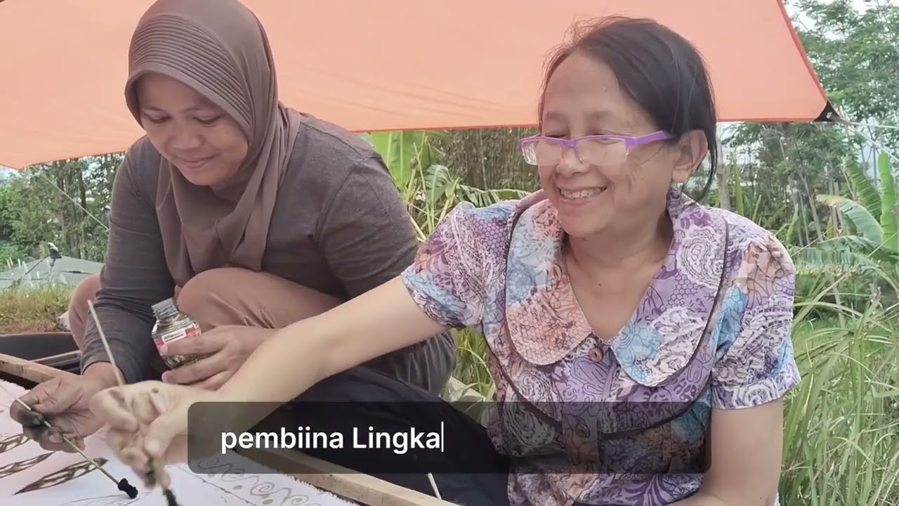 Disabilitas Belajar Batik Tulis di Basecamp Bakti Bukit Tursina Lawang