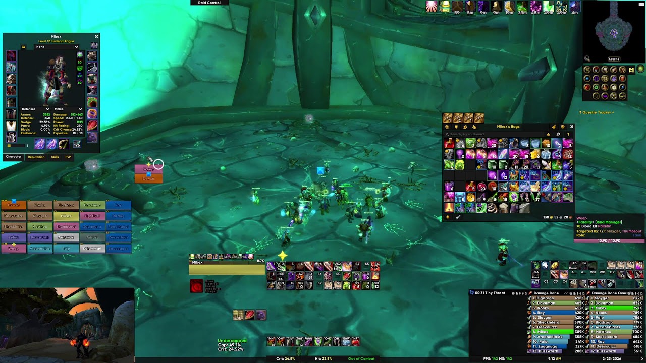 Fatality 25man TBC Gruul/Mag Rogue PoV