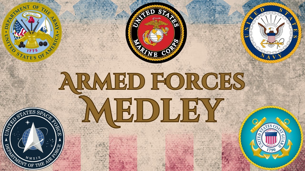 USA Armed Forces Medley [Including Space Force) [For Events]