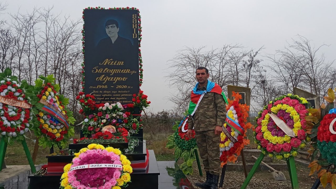 Agcabedi Rayon Muganli Kendinin Sehidlerni Doyuscu Yoldasi Ziyaret etdi.Allah Rehmet Etsin Amin