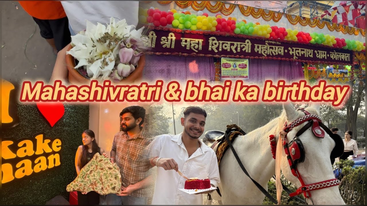 Mahashivratri ki shubhkamnye and birthday #trending#viralvideo#kolkata#vlog#newvideo#fyp