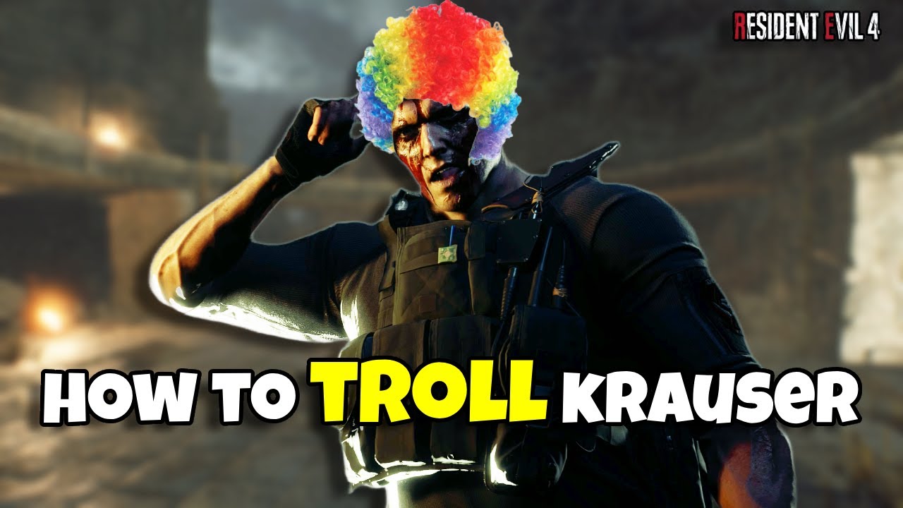 How to TROLL Krauser in Resident Evil 4