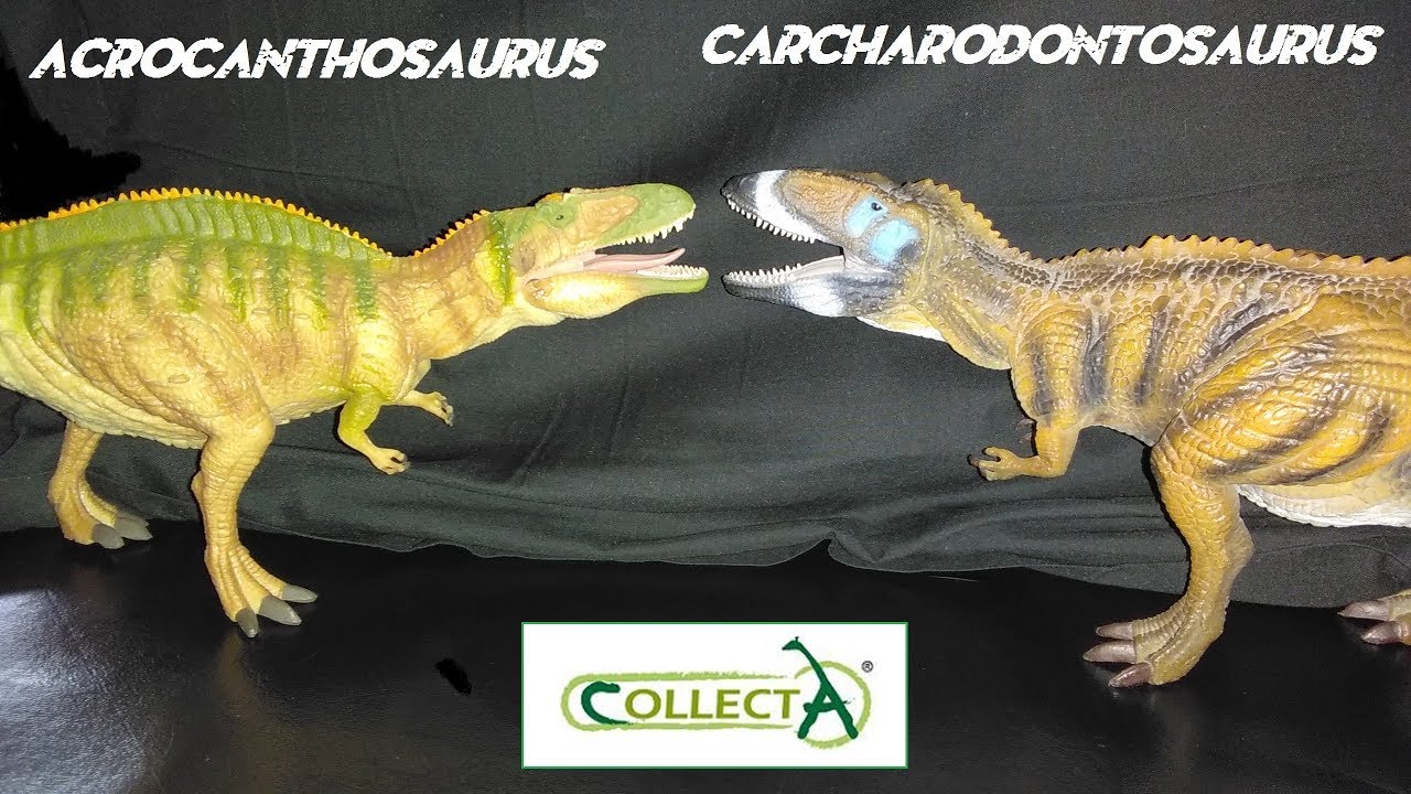 Collecta Carcharodontosaurus & Acrocanthosaurus Reviews!!!