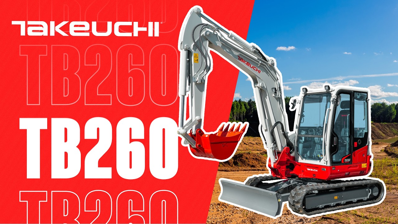 Miniescavatore TB260 Takeuchi®