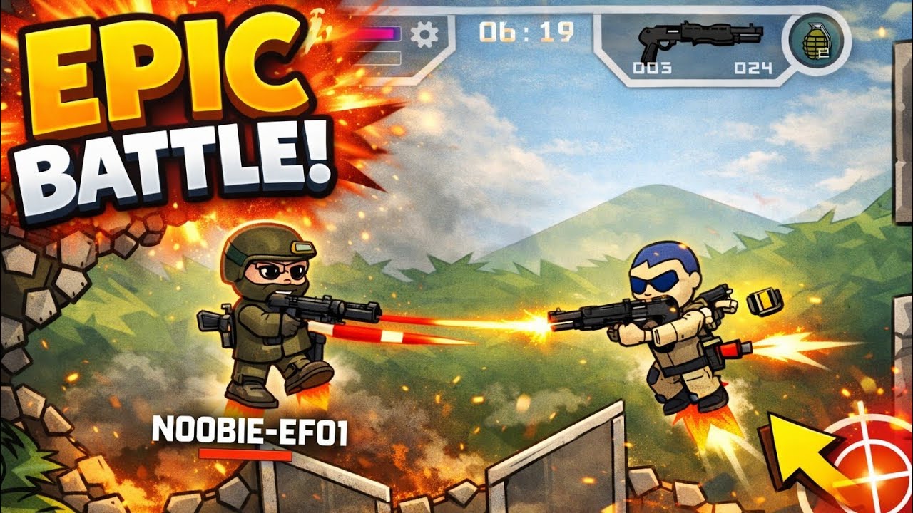 “LET’S GO YA! EPIC MINI MILITIA BATTLE”🔥| അറക്കൽ അബുവിൻ്റെ വിളയാട്ടം|