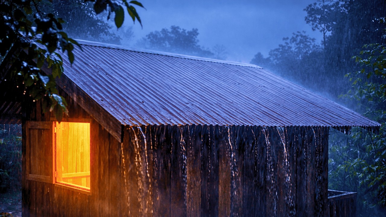 Heavy Rain and Thunder Sounds for Deep Sleeping and Stress Relief | Rain Sounds for Perfect Sleep