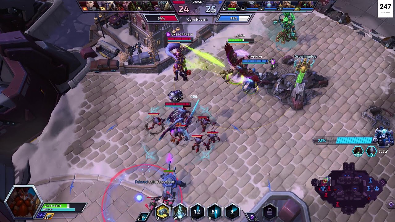 Heroes of the Storm - playing ranked to climb!  😀 | HotS Ranked Gameplay