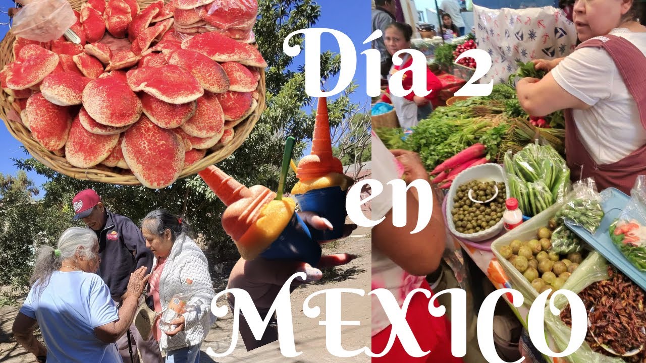 Un día conmigo en México | Mercado local y antojitos 🌮