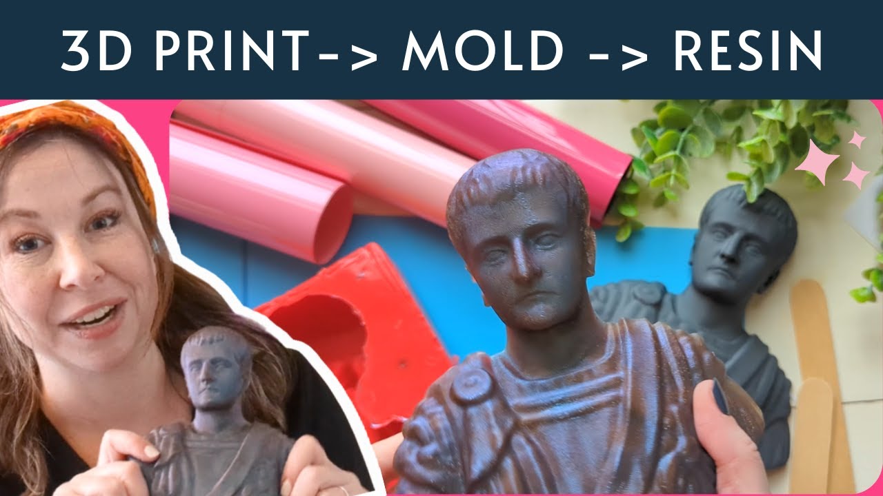Make a silicone mold from a 3D print