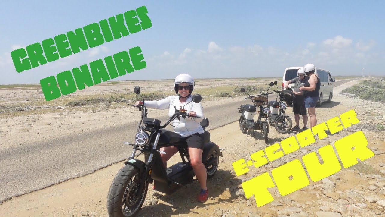 Bonaire E-Scooters / E-Bikes with Greenbikes Bonaire