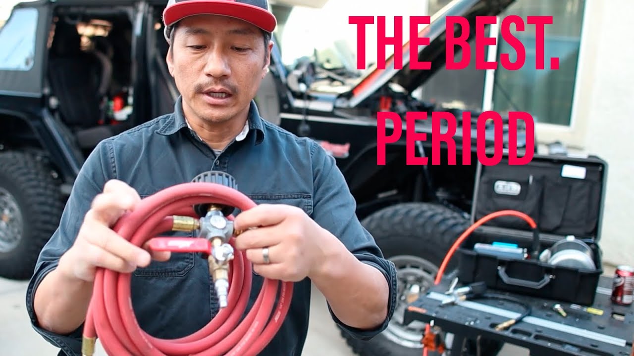 My Favorite air hose for off-road. Milton 551 Auto Shutoff Tire Inflation System.