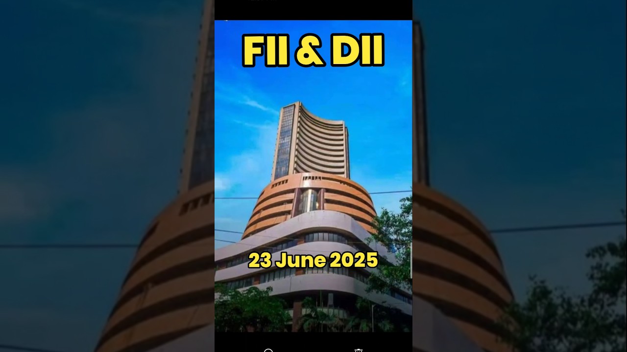Fll/FPI AND DII Trading Activity on nse || FII AND DII BUY SELL DATA ANALYSIS || 