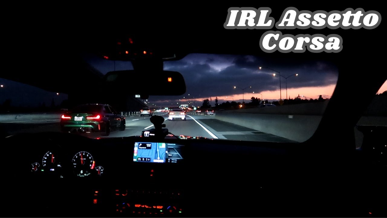 POV: Chasing a GTR R35 and Modded G80 at Night – Assetto Corsa IRL