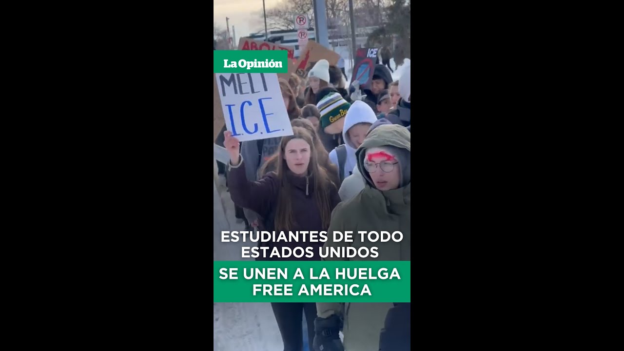&ldquo;No m&aacute;s injusticias&rdquo;: estudiantes lideran protestas masivas contra Trump y el ICE / La Opini&oacute;n