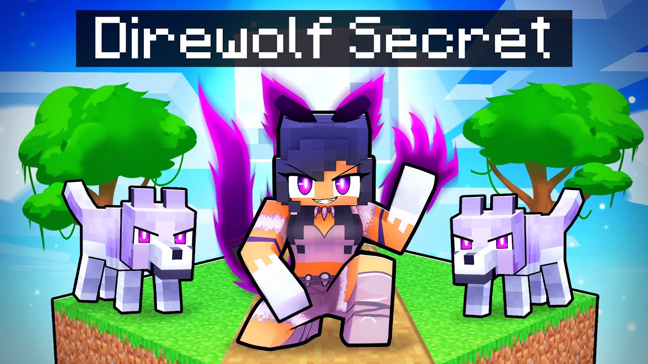 Aphmau's DIREWOLF SECRET in Minecraft!
