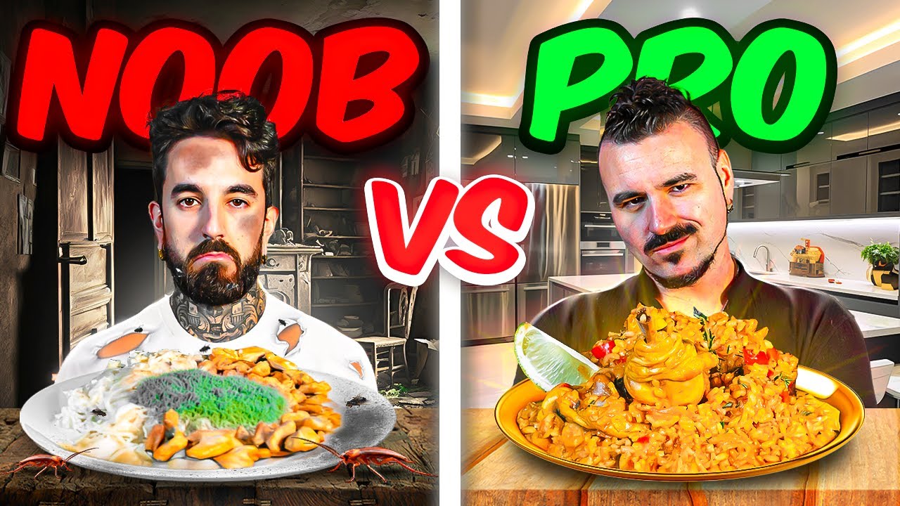 Cocinando Arroz con Pollo con Rene ZZ | Noob vs Pro