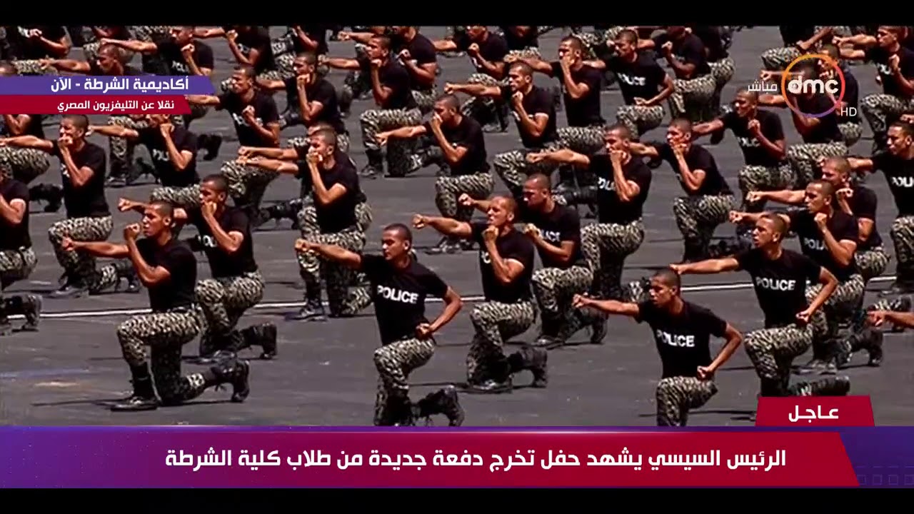العرض الرياضي لأبطال طلبة كلية الشرطة 2019