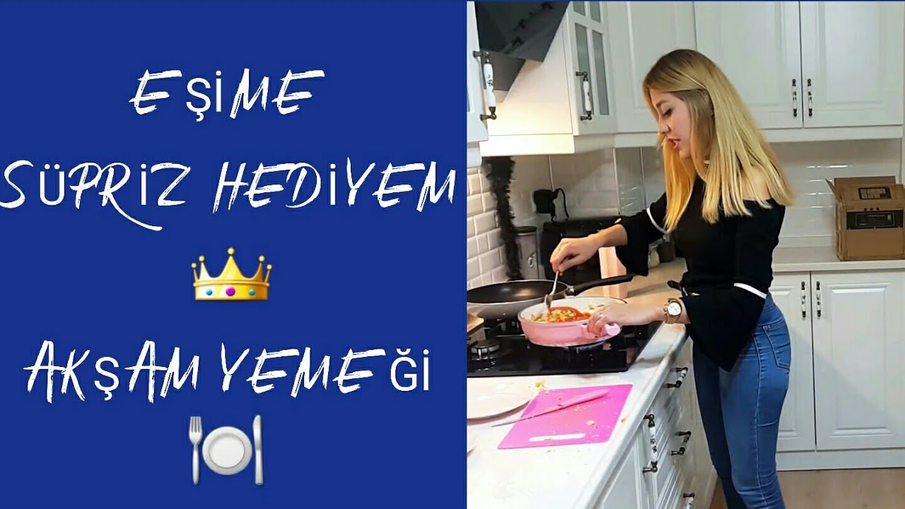 EŞİME SÜPRİZ HEDİYEM💕CANER MUTFAKTA🙈 #GününMenüsü