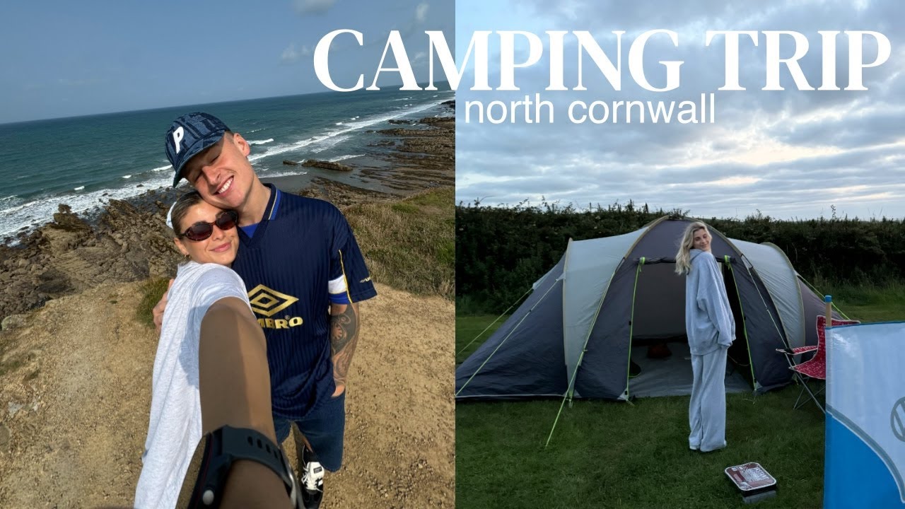CAMPING TRIP | north cornwall | bbqs, farm shop & coastal views | travel vlog