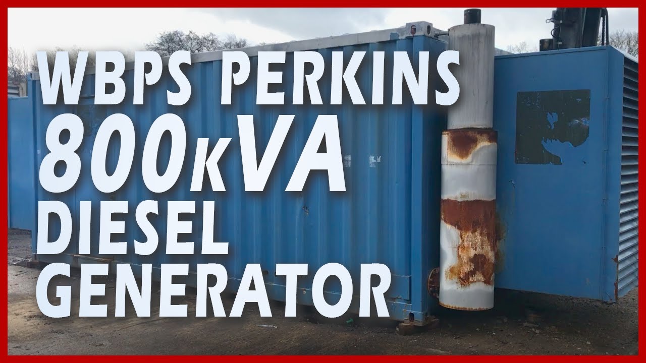 WBPS Perkins Diesel Generator 800kVA – XP80033 Test 