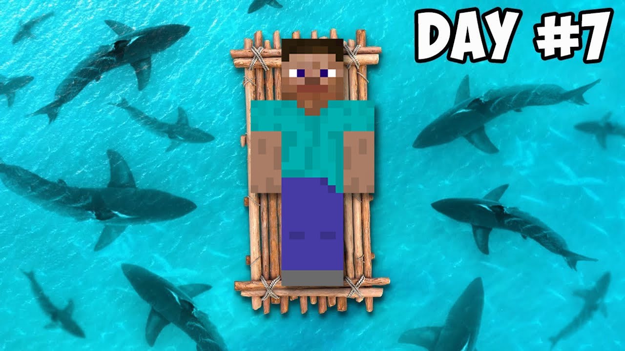 Minecraft, but we're lost at sea