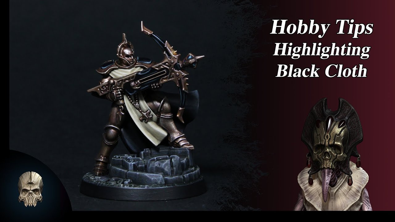 Hobby Tips: Highlighting Black Cloth on Stormcast Eternals for Warhammer