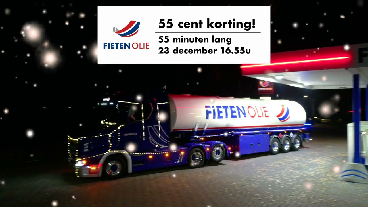 Tank met 55 cent korting per liter!