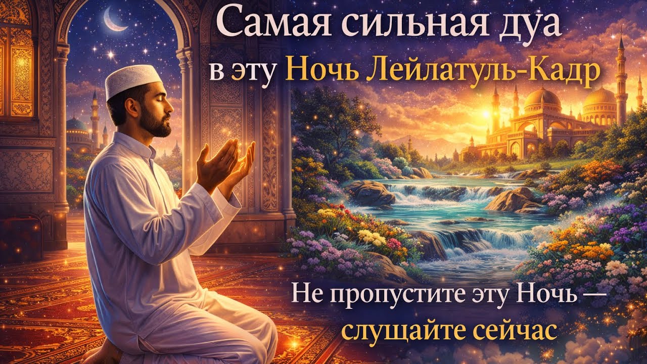 🔊Не пропусти дуа лайлатуль КАДР 🤲 ВСЕ ЖЕЛАНИЯ СБЫВАТЬСЯ ИНШААЛЛАХ 🤲🏻
