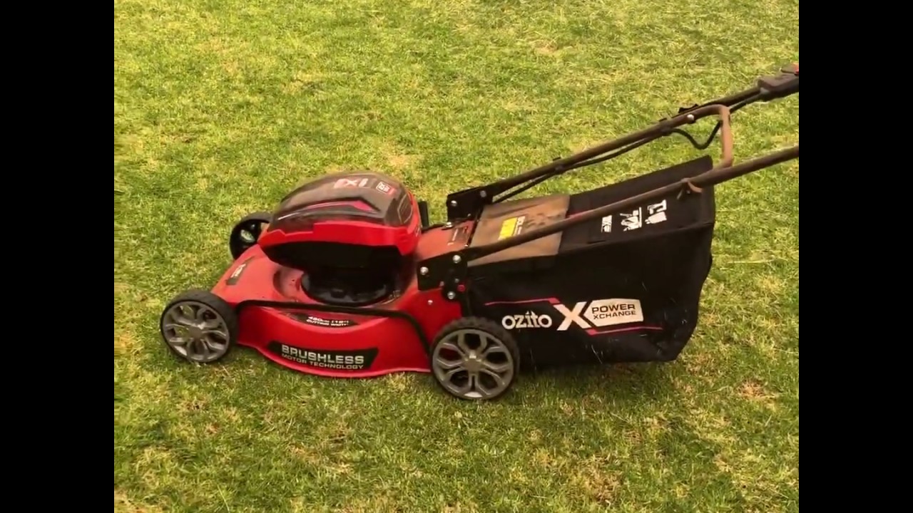 Ozito Brushless 18V x 2 Steel Deck Lawnmower Review