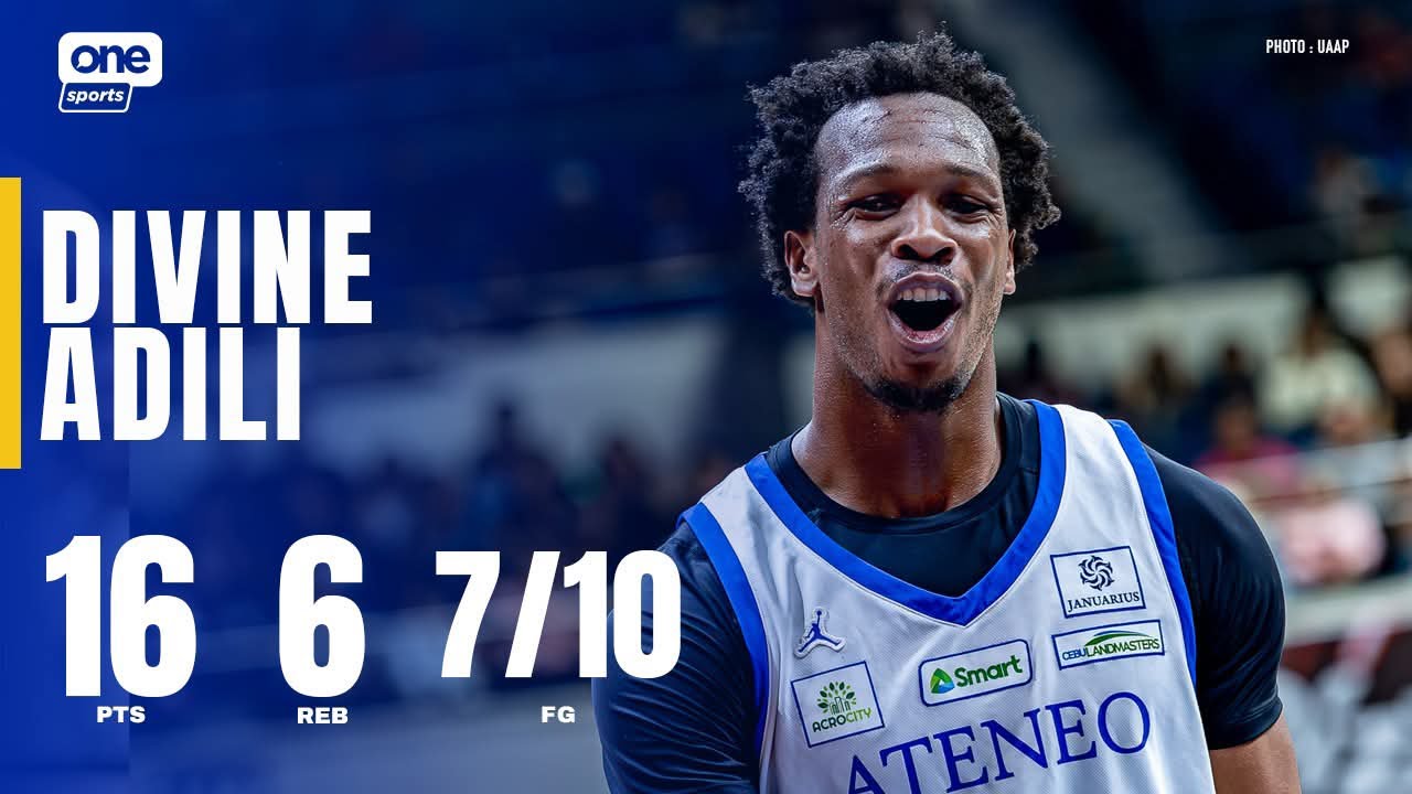 Divine Adili DROPS 16 PTS for Ateneo vs. AdU | UAAP Season 88 Men&rsquo;s Basketball