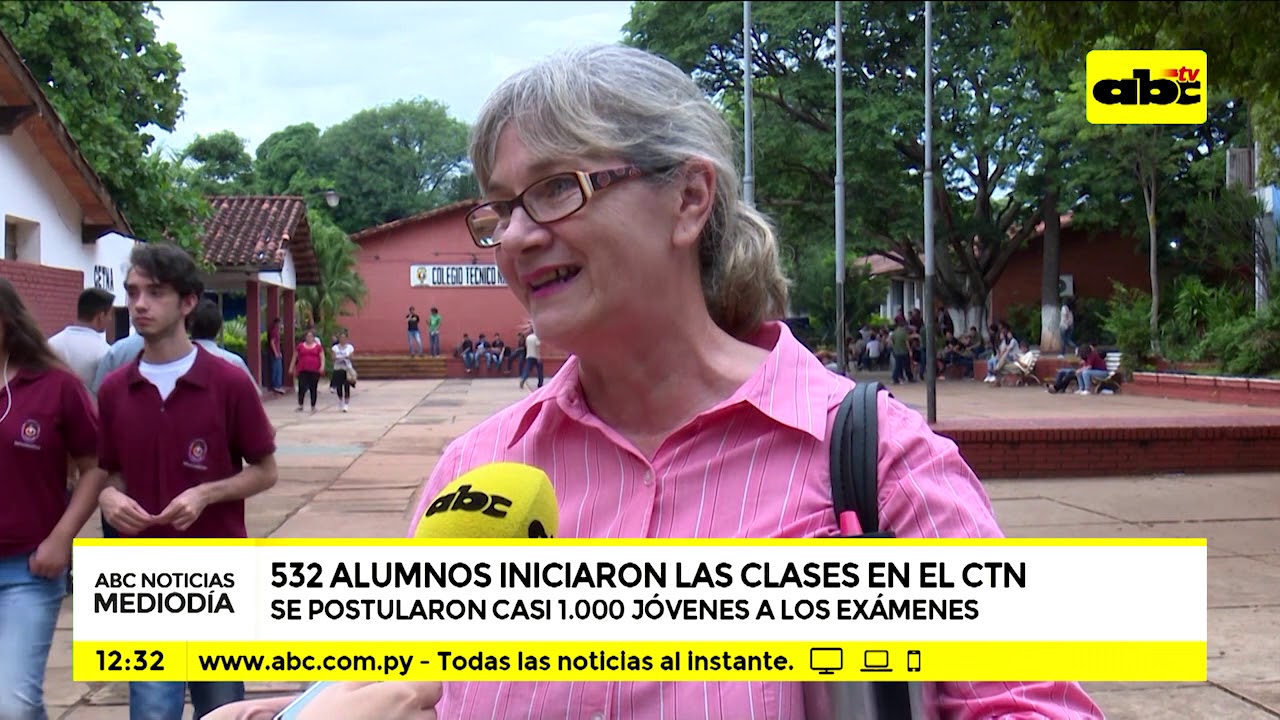 Más de 500 nuevos alumnos inician clases en el Colegio Técnico Nacional