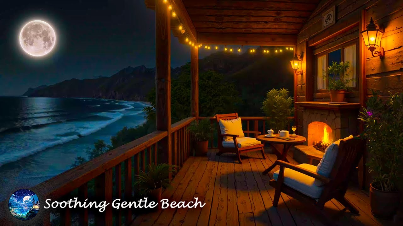Peaceful Ocean Waves • Deep Sleeping Music • Heal Stress & Negative Energy • Calm Music