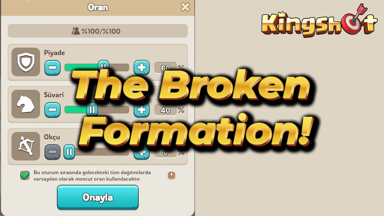 Kingshot  Hileli Formasyon  - SİZDEN GÜÇLÜ RAKİPLERİ YENİN !!!