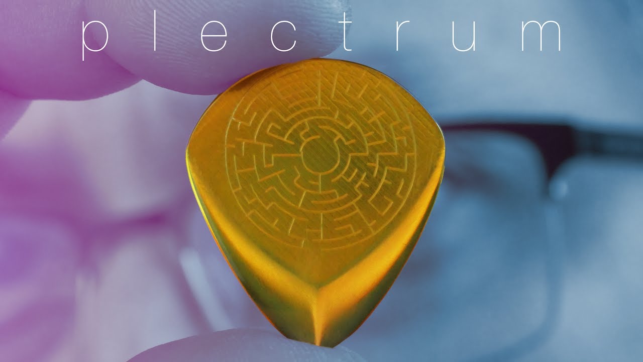 Custom Designed Plectrum made on a CNC - ULTEM Picks