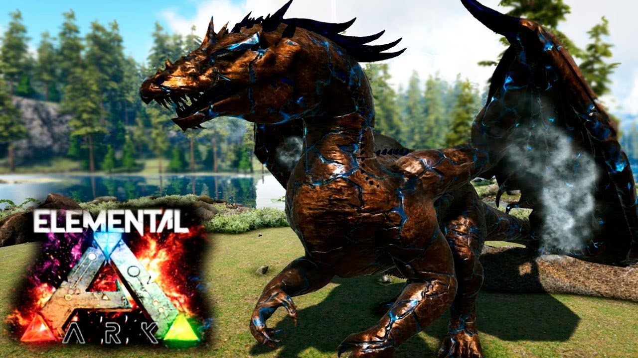 ДРАКОН ГИБРИД и Огненный ВОЛК - ELEMENTAL ARK Survival #30