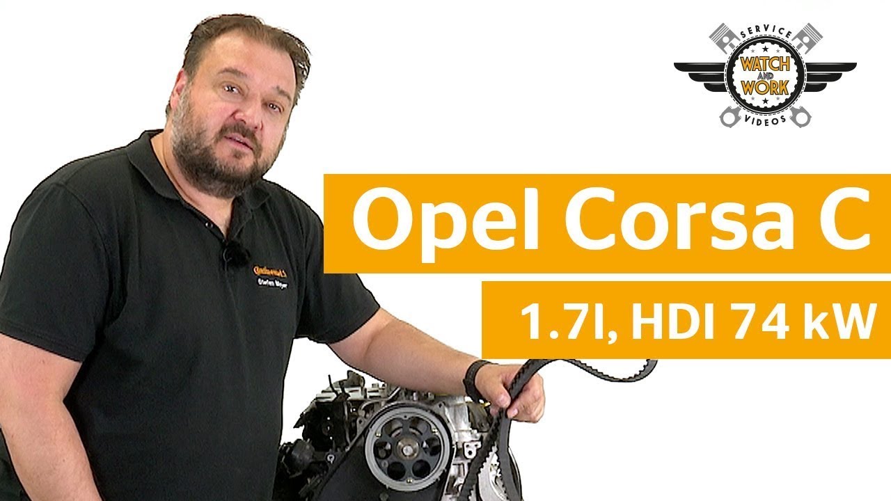 [TR] Triger kayışı değişimi – Opel Corsa C 1.7l HDI 74 kW | Watch and Work
