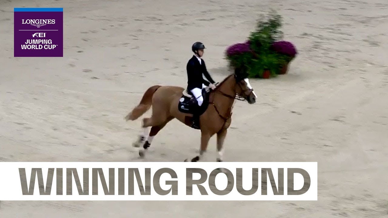 Winning Round: Pieter Devos with strong nerves in Stuttgart | Longines FEI Jumping World Cup™