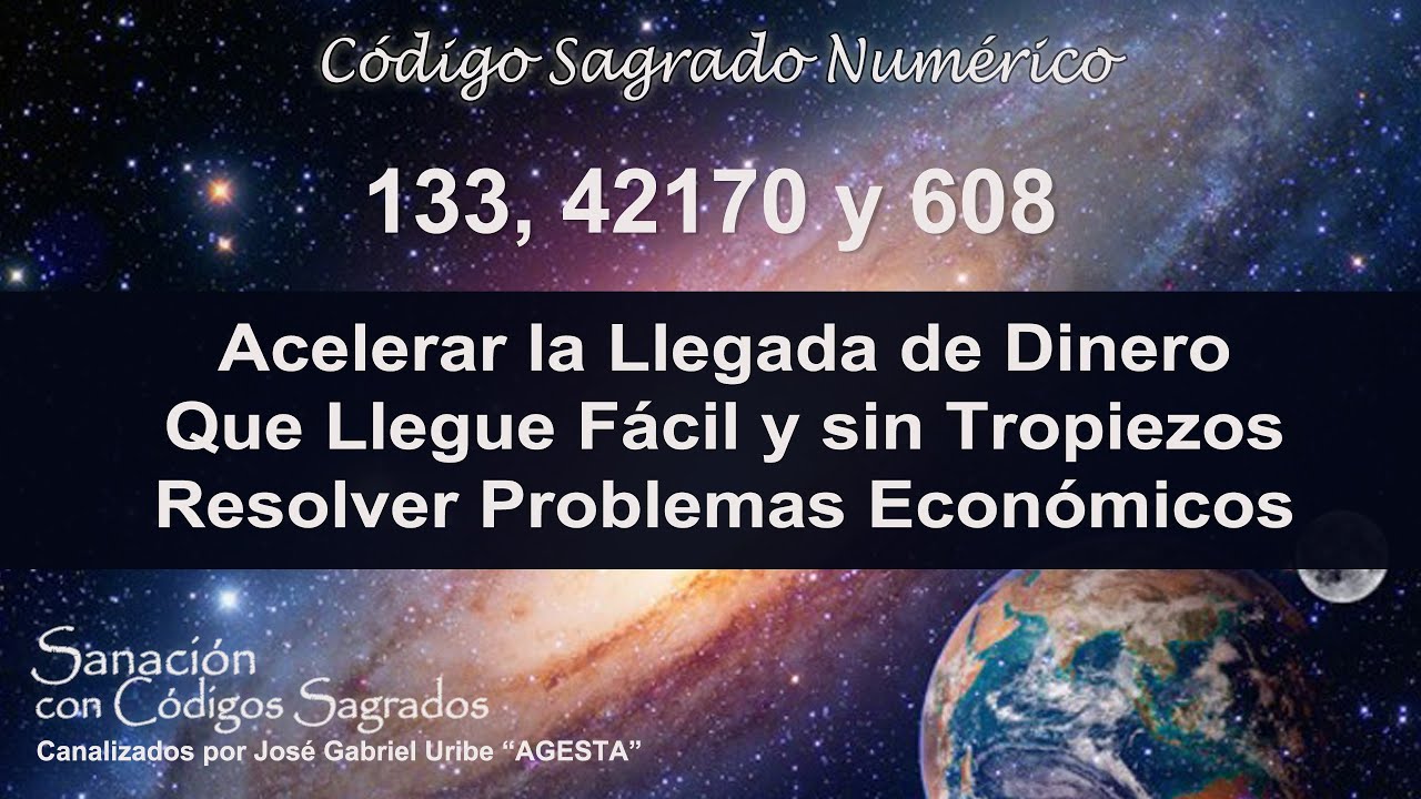 💸 CS 133, 42170 Y 608. Acelerar llegada de dinero y resolver problemas económicos 💰