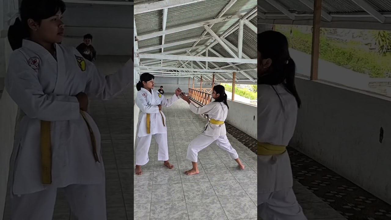 Cicel & Neta.... Tugas karate #Afirmasipositif #karate #tugassekolah #keren 