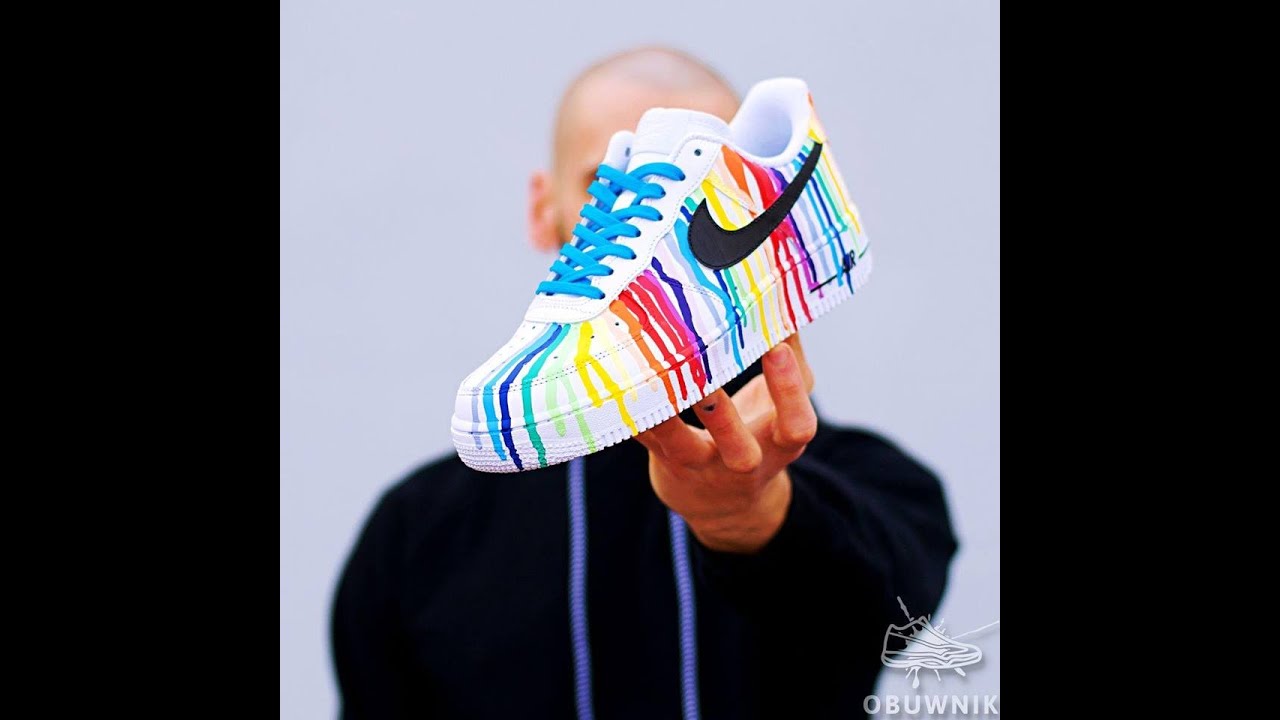 Come colorare Tingere  le scarpe in pelle con coloranti  FLUOrescenti Vernice per scarpe ginnastica