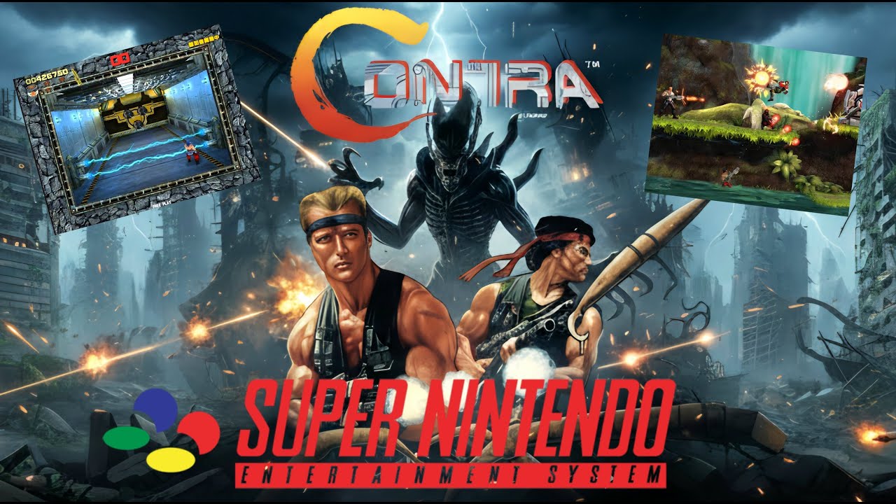 Contra Nes port на SNES