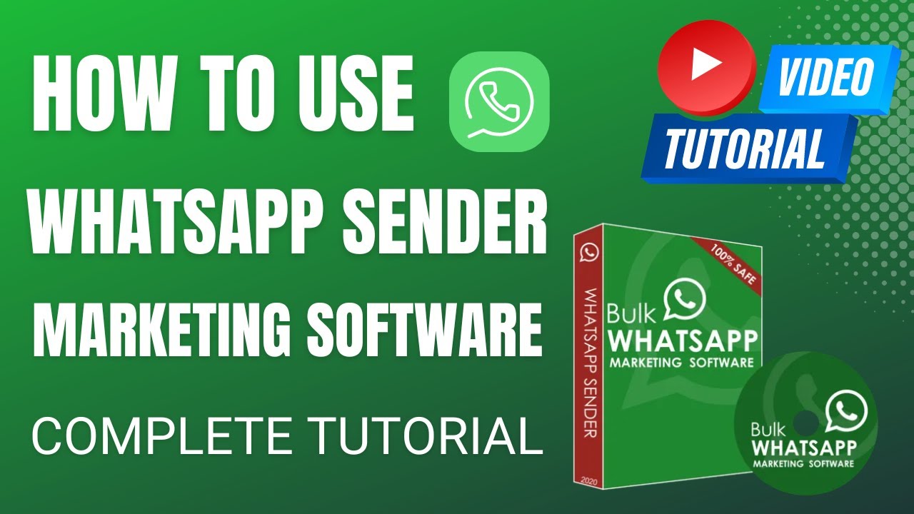 How to use Whatsapp Sender Marketing Software | How To Use Wa Sender Marketing Software | Tutorial