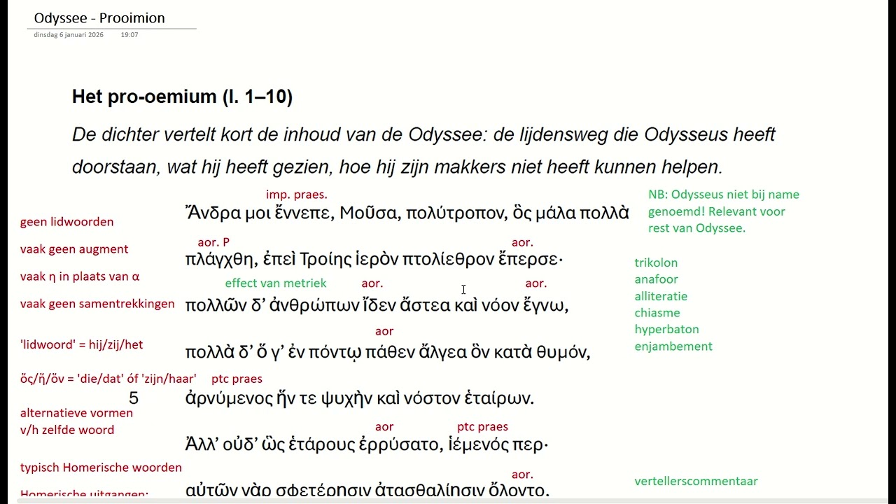 Odyssee 1.1-10