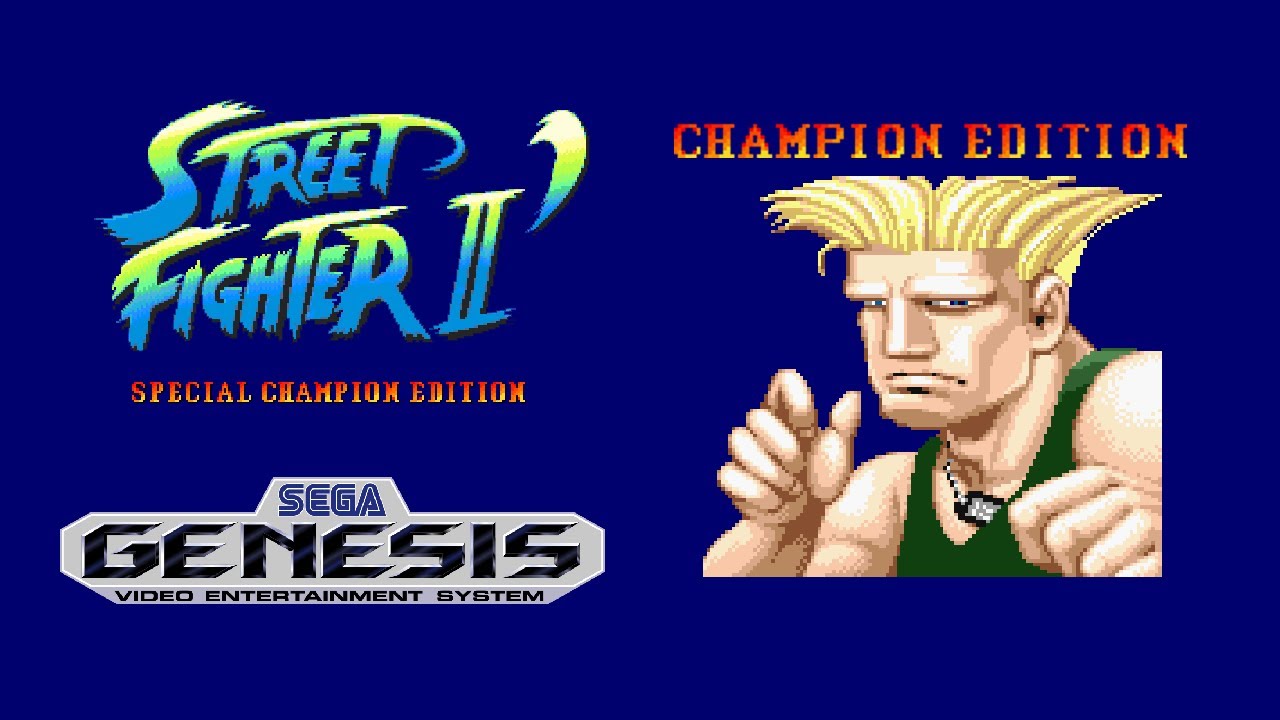 Street Fighter II': Special Champion Edition (Sega Genesis) - CE Guile [HD] | RetroGameUp