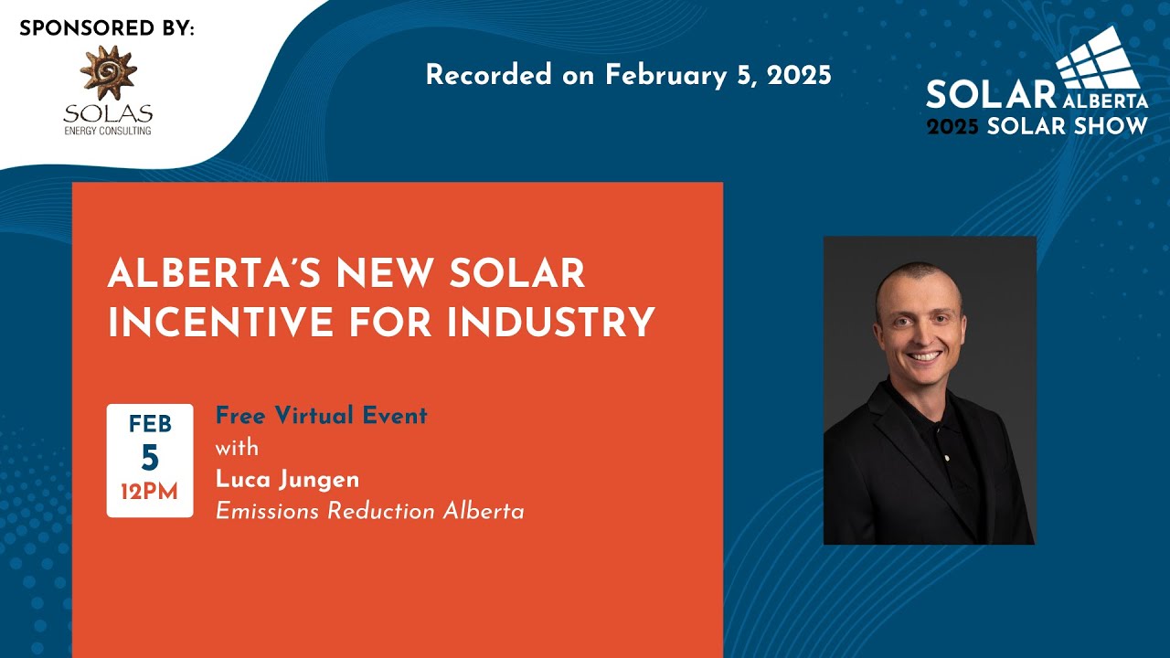 Alberta’s NEW Solar Incentive for Industry